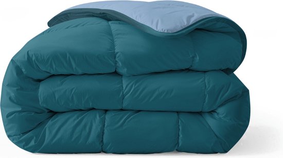 Zelesta Royalbed Midnight & Bluefog 140x200cm - Dekbed zonder overtrek - 30 dagen proefslapen - Wasbaar hoesloos dekbed - Bedrukt dekbed - All year zomerdekbed & winterdekbed