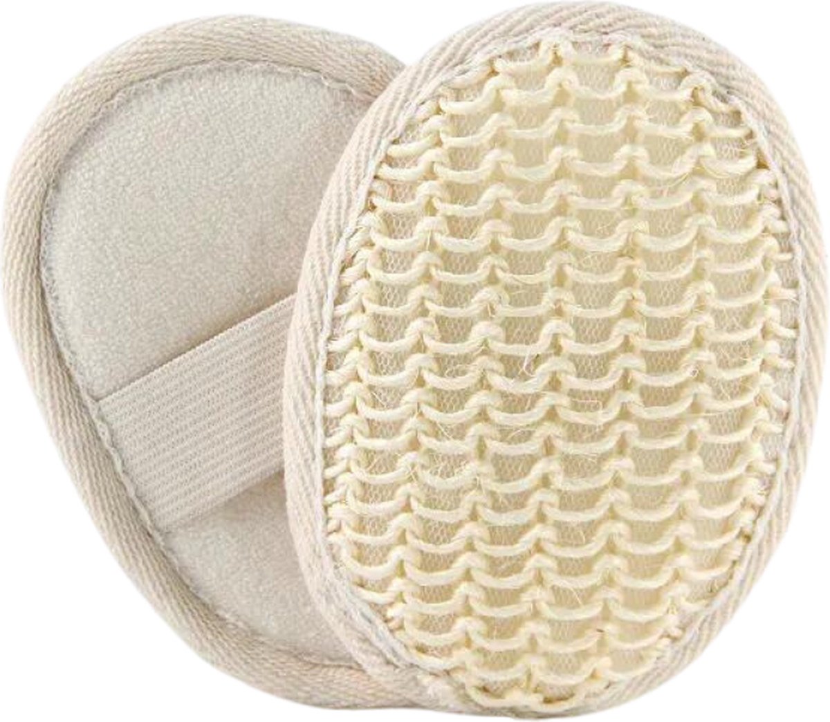 Goedkoopste Sisal spons, natuurlijke douchespons, herbruikbaar sisal, peelingspons, dieptereiniging van het huidlichaam om te baden, Sisal Shower Spons, natuurlijke body exfoliating