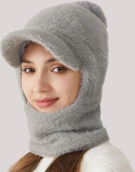 Ruige Muts Muts - All-in-One Wintermuts: Stijlvol en Functioneel | bol
