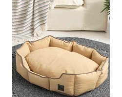 Huisdierenbed voor Katten, Kattenbedden voor Binnenkatten, Afneembare Hoes, Machinewasbaar Hondenbed, Gevuld Kussen, Huisdierenbed voor Honden en Katten 40x60x17 cm
