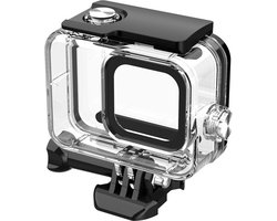 Beschermhoes voor fietssportcamera tegen vallen, Protective Housing - Geschikt voor GoPro / 10 / 11 / 12 - Bescherming voor onderwater - Waterdichte behuizing - Waterproof tot 60 meter - Beschermende case transparant - Dive Housing Case
