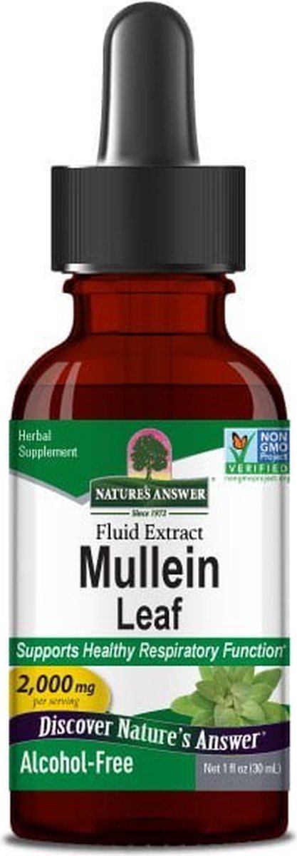 Goedkoopste Mullein (Koningskaars) Extract Alcoholvrij – Nature's Answer