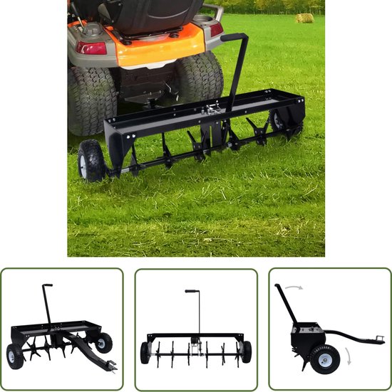 The Living Store Gazonbeluchter Zitmaaier - 102 cm - 24 kernpunten