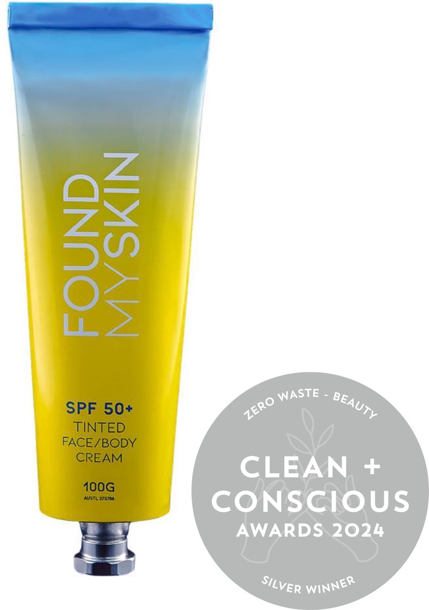 Goedkoopste FOUND MY SKIN SPF50 ORGANIC & TINTED SUNSCREEN