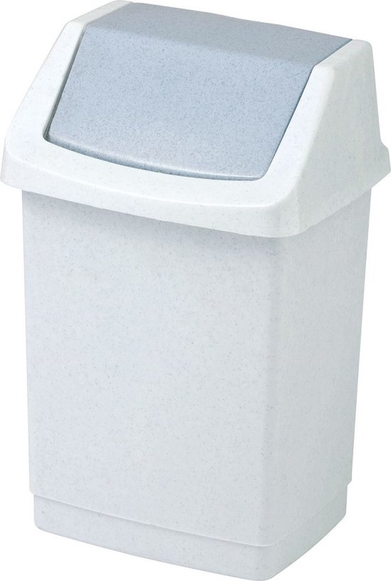 Curver Click-It 50 liter kantelbare afvalbak lux graniet
