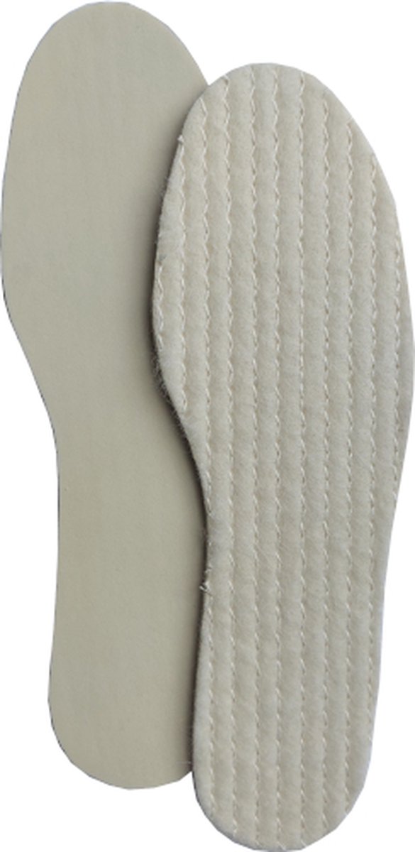 Ronilux Brilliant Wollen Vachtzool - Winter Inlegzool - Scheerwol - Tegen koude voeten - Warm en zacht - Maat 38/39