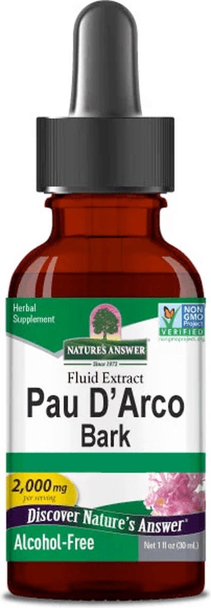 Natures Answer Pau d'arco extract alcoholvrij 30 Milliliter
