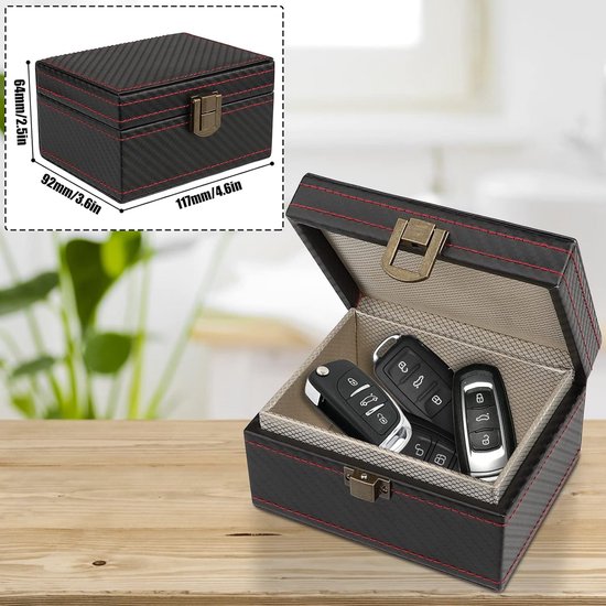 Autosleutel RFID Antidiefstal - RFID Beschermhoes Autosleutel - Beschermhoes Autosleutel Box - Autosleutel Kluis - RFID Anti-Diefstal Doos - Faraday Box Autosleutel - Faraday Box - Keyless Entry Hoesje - Sleuteletui - Sleuteltasjes - Cadeautjes
