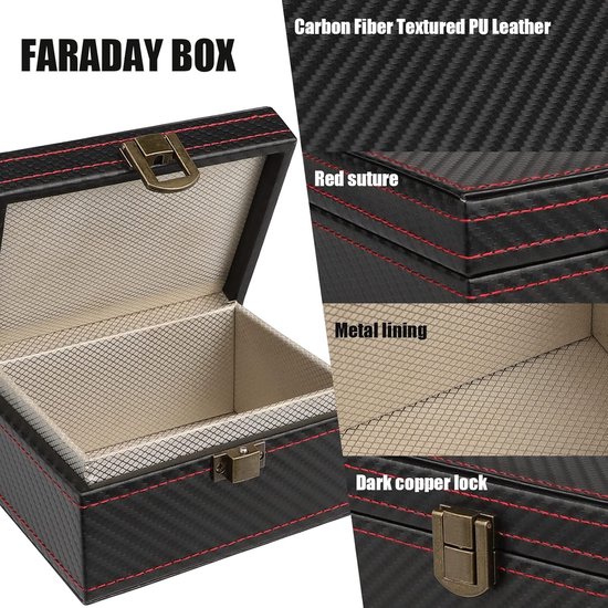 Autosleutel RFID Antidiefstal - RFID Beschermhoes Autosleutel - Beschermhoes Autosleutel Box - Autosleutel Kluis - RFID Anti-Diefstal Doos - Faraday Box Autosleutel - Faraday Box - Keyless Entry Hoesje - Sleuteletui - Sleuteltasjes - Cadeautjes