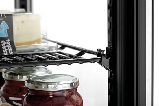 Bartscher Mini Koelvitrine 58L SW - 700358GV1 - Horeca & Professioneel