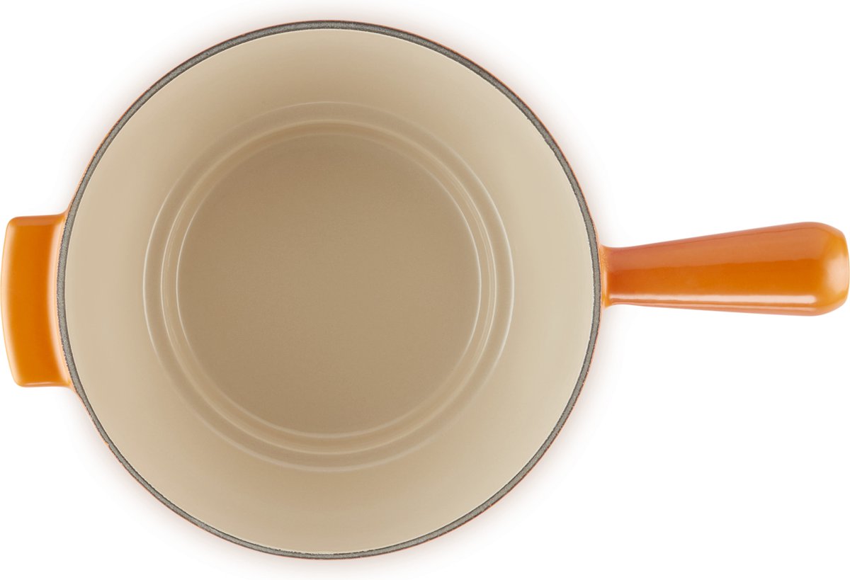 Kit Fondue Le Creuset En Fonte Orange - Parfait Pour La Raclette Ou La Fondue Au Fromage !