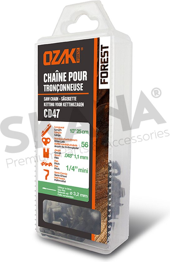 2 x zaagketting 40 cm / 1,1 mm / 3/8 inch / 56 TG compatibel