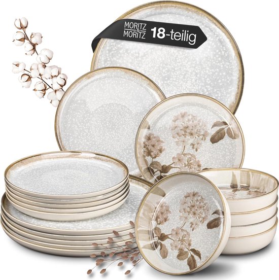 Servies Set,28 Stuks Porselein Servies Set Handgeschilderde Servies Set,28 Stuks Porselein Servies Set Handgeschilderde