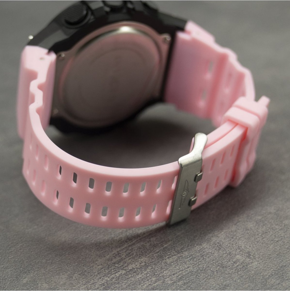 Invicta Racing Digital 48051 Heren Horloge - Waterdicht - Digitaal - Quartz Uurwerk - Plastic met zwarte Wijzerplaat - 52mm