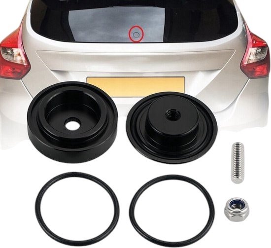 Achterruit Ruitenwisser Delete Kit – Afdekdop Achterruit – Universeel – Aluminium – Zwart