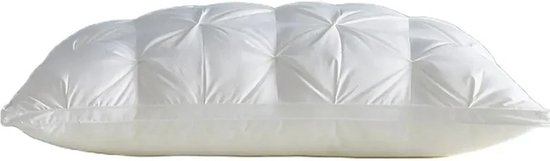 Hotel Bed Kussens Home Hoofdkussens, Superzachte hotelkwaliteit 100% luxe, zeer comfortabele donskussens in wit 48 x 74 cm (2 stuks)(Medium
