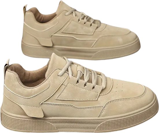 Livano Chaussures pour femmes Homme - Baskets pour femmes Hautes - Confortables - Casual - Adulte - Marron Foncé - Taille 46
