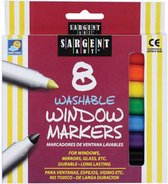 Sargent - Afwasbare raam markers - per 8 verpakt