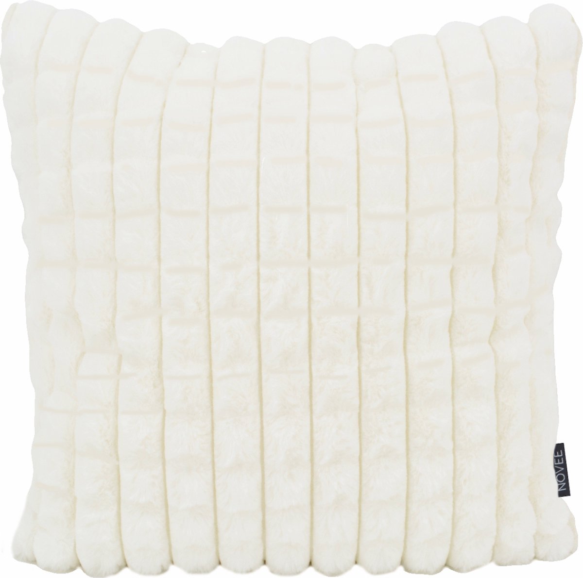 NOVÉE Mimi Fur Wit Kussenhoes | 45 x 45 cm | Polyester