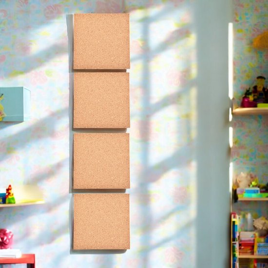 DERJDISF 8 Vellen Kurkplaat Zelfklevend, 1 Mm Dik Kurkbord voor