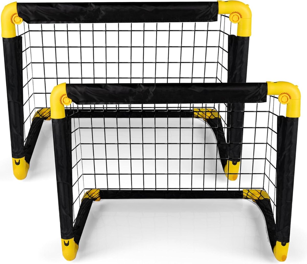 DD® Rebounder Voetbal - Voetbaldoel - Bouncer - 50x44x44cm - Zwart