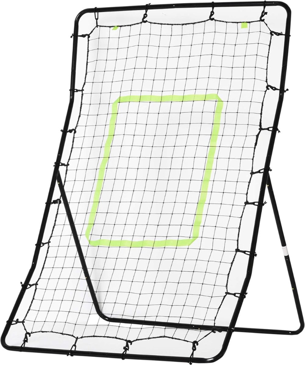 DD® Rebounder Voetbal - Voetbaldoel - Bouncer - 80x90x140cm - Zwart
