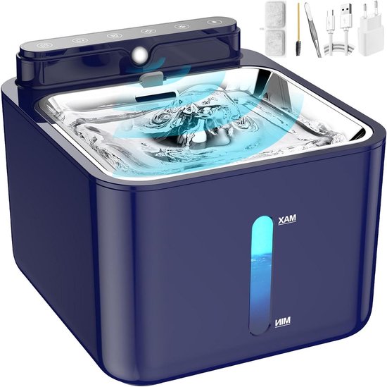 NPET WF050TP fontein voor katten en honden, transparant, met zeer