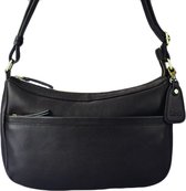 Lioné Nina Marble - Sac bandoulière - Zwart - Bandoulière réglable - Poches zippées - Sac bandoulière - Sac bandoulière