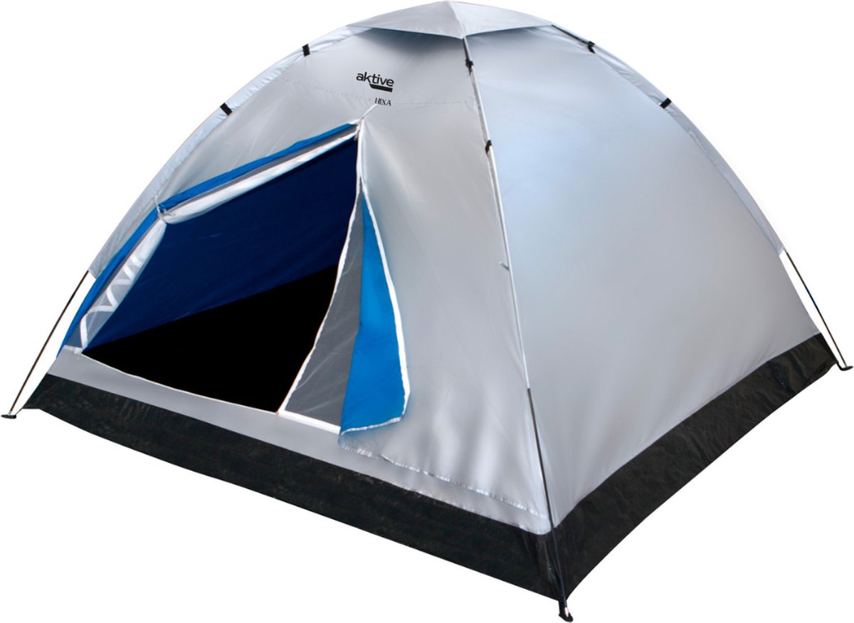 Hixa Aktive Koepeltent 2 Persoons Festival Tent Grijs 205x205x130cm