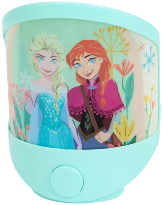 Frozen Nachtlampje/Wandlamp - 17,5 x 13,5 cm - Kinderkamer LED Lamp - Disney Prinses Verlichting - Elsa & Anna