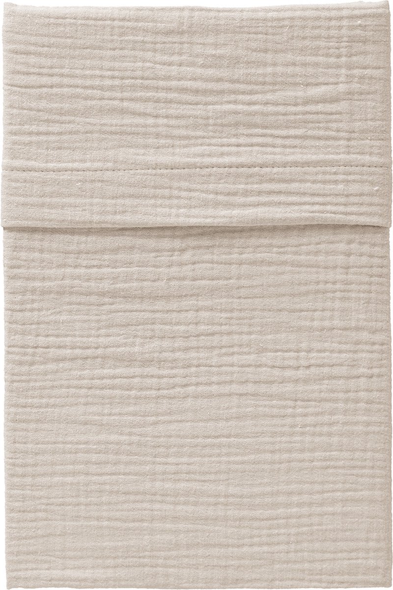 Cottonbaby wieglaken wieg-aan-bed - 100x100 cm - katoenen hydrofiel - zand