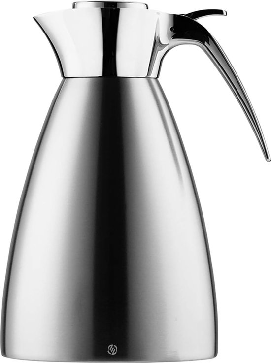 Equivera Thermos 1,5 Litre - Verseuse isotherme - Cafetière - 1,5 Litre - Boissons chaudes et froides - Café, Thee et Boissons froides