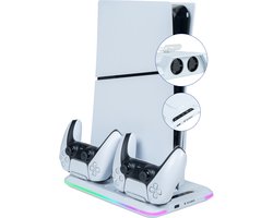 Nacon - PS5 Slim Console Standaard & Fan Oplaadstation