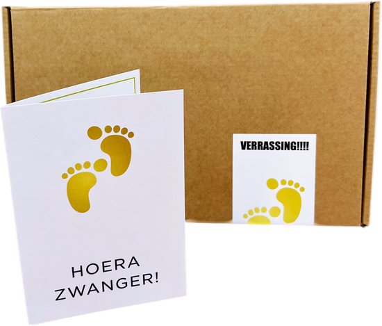 Zwangerschapscadeau brievenbus, zwangerschap felicitatie - cadeau zwangerschap - brievenbusgeschenk - cadeau van Verwenjezelf.shop — afbeelding 2