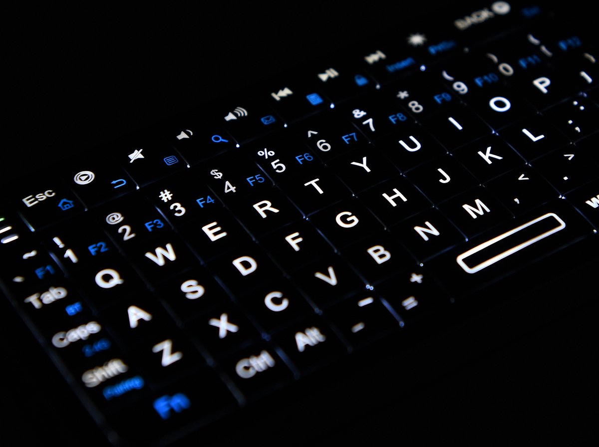 HP Rii K06 Mini: Compact Wireless Keyboard met Touchpad thumbnail 2