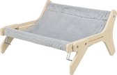 Trixie - Hangmat - Hout Onbehandeld - Grijs - 47X24X38 cm