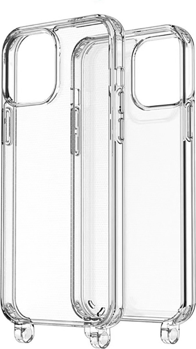 Eko, Hoesje geschikt voor Apple iPhone 13 Pro Max - Ultra-Resistant met 2 Bevestigingspunten TPU, Transparant