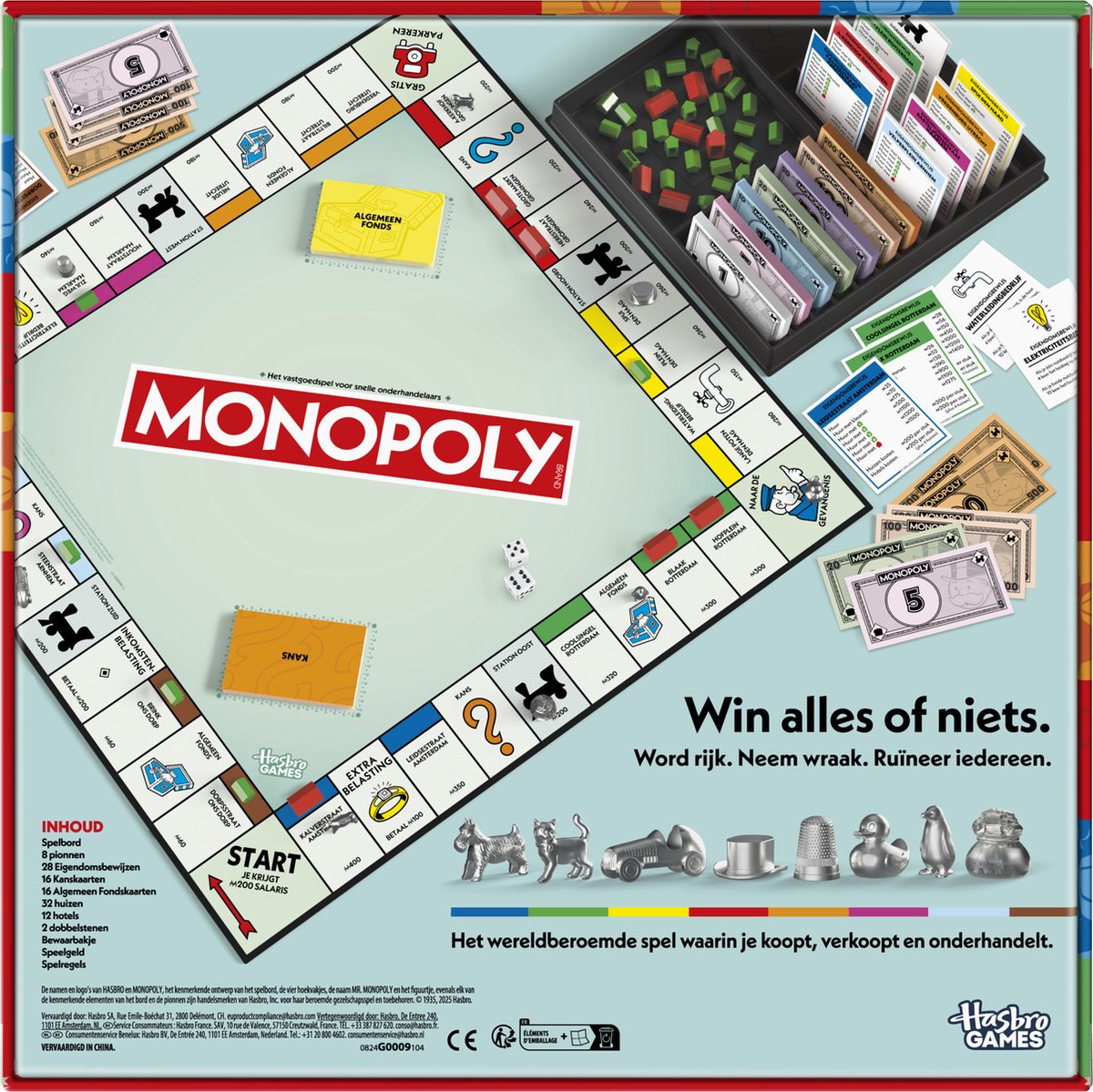 Monopoly Classic Bordspel Vernieuwde editie - NL Editie - Gezelschapsspel — afbeelding 6