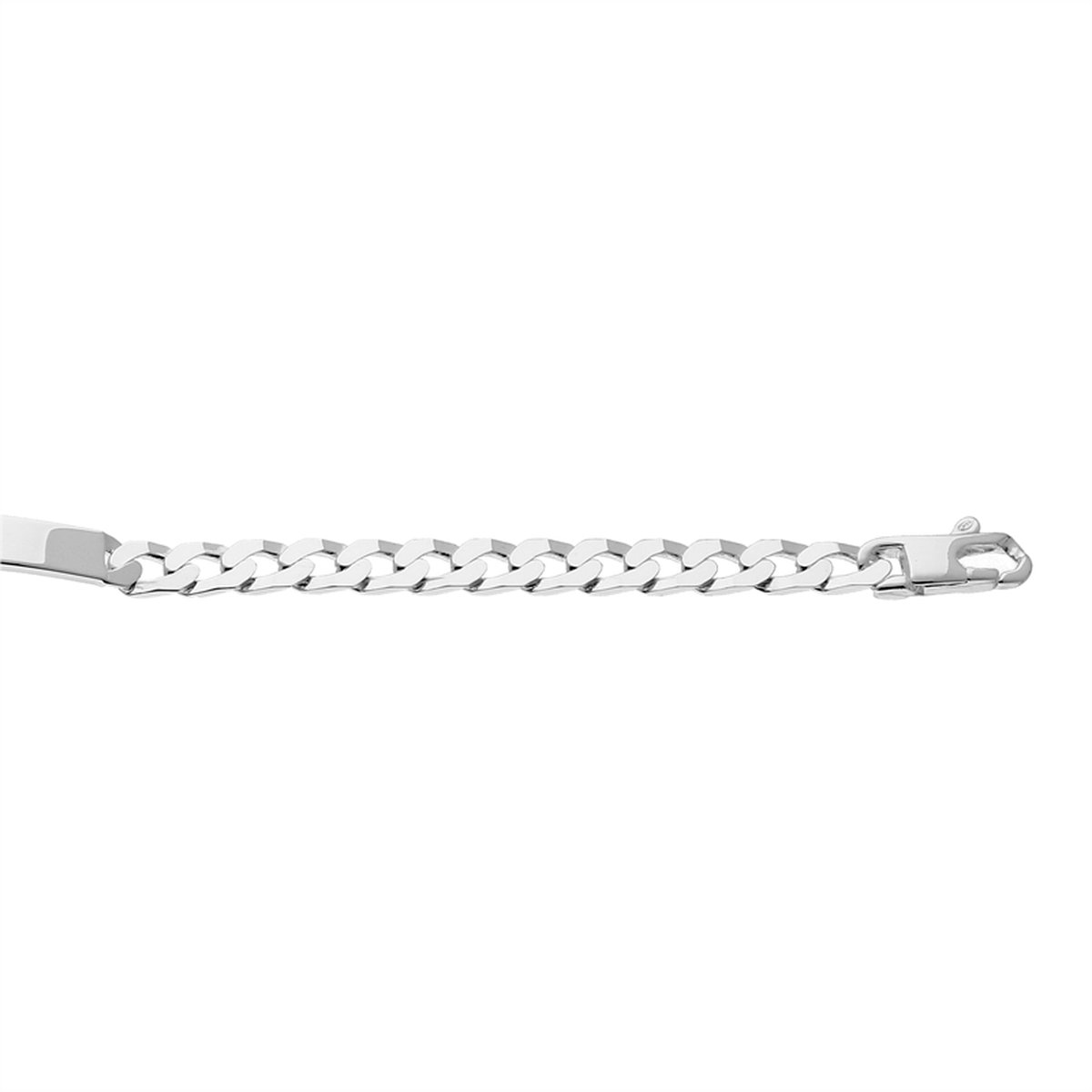 Silver Lining 104.2050.20 Heren Armband - Sieraad - Graveerarmband - Zilver - 925 Zilver - 4 mm breed