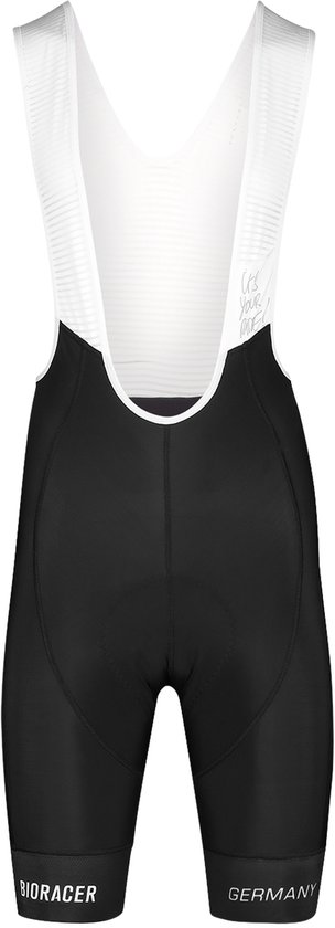 BIORACER Official German Cycling - Icon Fietsbroek Zomer - Heren - Zwart - Team Germany - Comfortabel&Ademend - Maat M