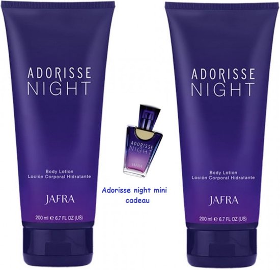 Jafra Adorisse Night Body Lotion Duo Pack