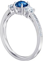 Swarovski Attract Trilogy Sapphire Ring  (Maat: 58) - Zilver