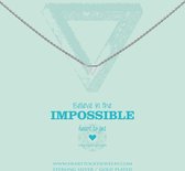 Heart to Get - S Triangle Silver Ketting N248STR15S