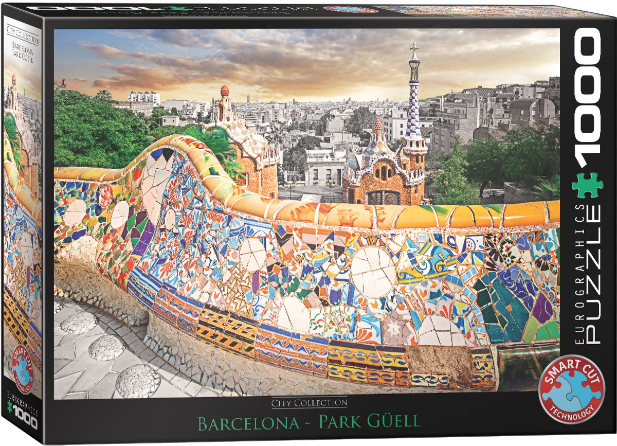 Barcelona Park Gnell Puzzel (1000 stukjes)