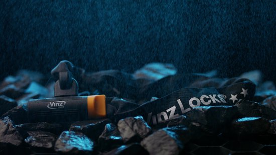 VINZ Salado ART 2 Gekeurd Fietsslot 120cm | ANWB Slotentest: GOED | 3 sleutels | ART 2 Goedgekeurd Kettingslot voor Verzekering Fietsen, E-bikes & Fatbike Slot