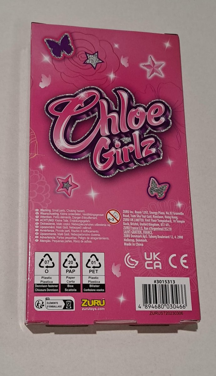 Chloe Girlz Poppenkleding Zomerjurkje Schelp van Merkloos — afbeelding 2