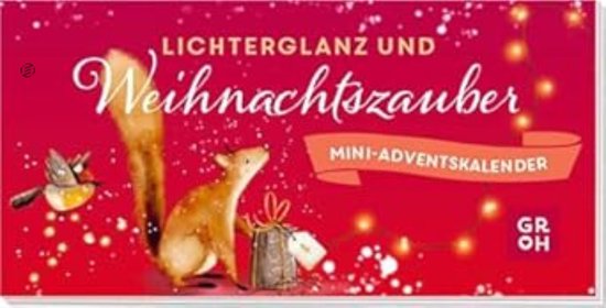 "Equivera adventskalender 2024 - Lichterglanz und Kerstmagie - Mini-Adventskalender - Nostalgisch geïllustreerde - Sfeervolle Adventskalender 2024 - Klein Geschenk of Aandenken voor Vrouw - Vriendin of Collega "