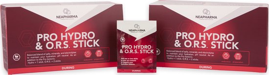 Hydro & O.R.S. Sticks met elektrolyten - smaakloos - Electrolytenmix voor Snelle Vochtopname - past bij elke sportdrank - 30 dosis — afbeelding 2