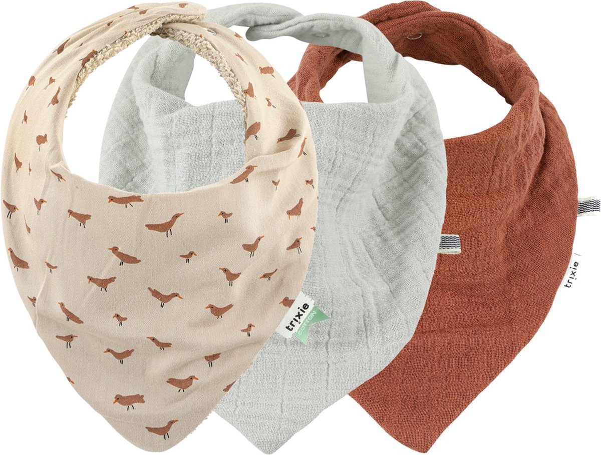 Goedkoopste Trixie Bandana slab 3-pack mix - Babbling Birds.