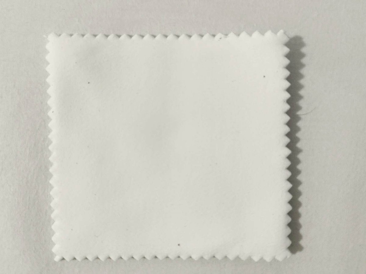 goede kwaliteit Juwelen en Sieraden Doekje -8 x 8 cm - 3 stuks - kleur: wit